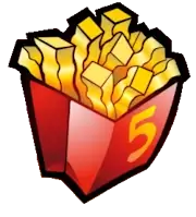 5 reel drive fries symbol