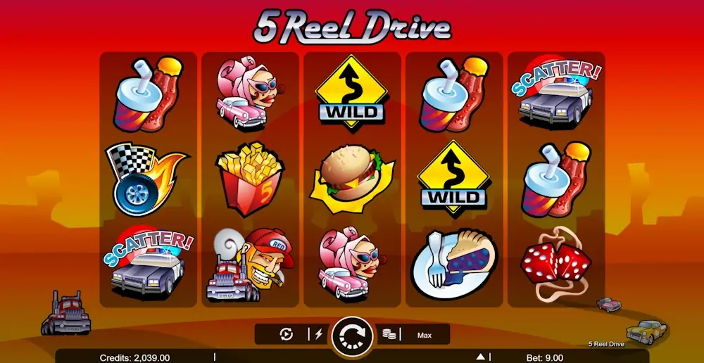 5 reel drive screen shot
