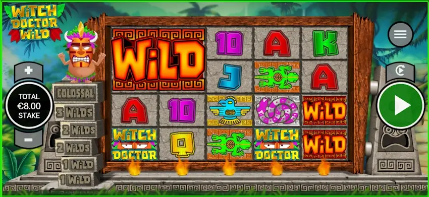 witch doctor goes wild slot screenshot
