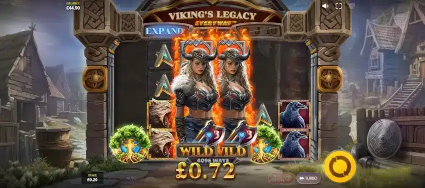 viking legacy slot wilds